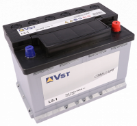 Аккумулятор автомобильный VST (Varta) Стандарт LB3 74 А/ч (574 400 070) [-+]