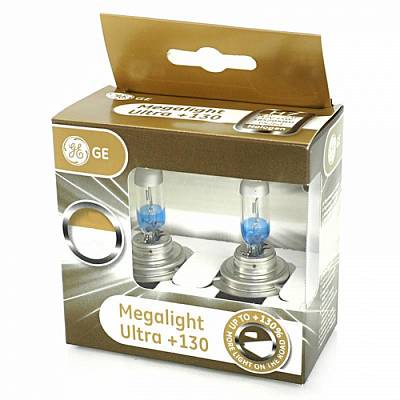 Автолампы H1 General Electric Megalight Ultra +130% (50310XNU)
