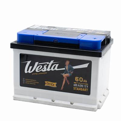 Аккумулятор автомобильный Westa Black - 75 А/ч [-+] Турция