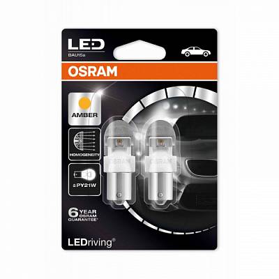 Светодиодные лампы PY21W Osram LEDriving Premium Amber (7557YE-02B)
