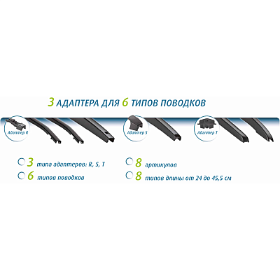 Задний стеклоочиститель Valeo HydroConnect Rear HR33 (34 см)