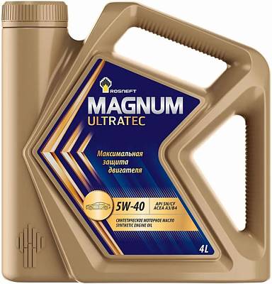Моторное масло Rosneft Magnum Ultratec 5W-40 SN/A3/B4