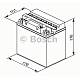 Мотоаккумулятор YB16CL-B Bosch M4 F46 Fresh pack - 19 А/ч (0 092 M4F 460) [- +]